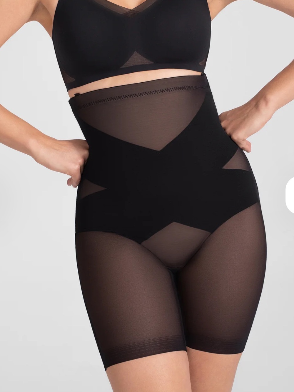 Honeylove black shapewear brief 3X